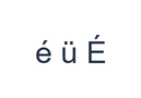PNG ที่มีแถวฝึกหัดภาษาแอฟริกานส์ é ü É