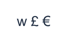 PNG containing the Cornish practice row w £ €.